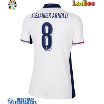 England Alexander-Arnold #8 Replica Home Shirt Ladies Euro 2024 Short Sleeve